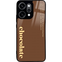 Oppo Reno 14 Pro Choclate Tasarımlı Glossy Telefon Kılıfı Çok Renkli
