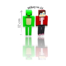 Loy3d Minecraft - Mikey Ve Jj 12 Cm Oynar Kol Ve Bacak, Boya Yok 2