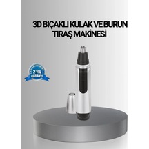 Kişisel Burun Ve Kulak Tıraş Makinesi 3d Kavisli Bıçak Ve Kompakt Tasarım