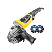 Devir Ayarlı Avuç Içi Spiral Taşlama Makinası 2800w 115-125 Mm 2 Adet İnox Disk Hediyeli.