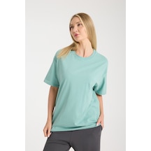 Su Yeşili Basic T-shirt Su Yeşili