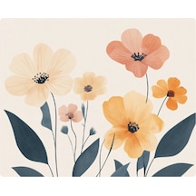 Çiçekler Temalı Mousepad 17,5x21,5 Cm