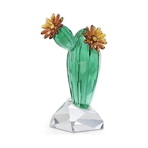 5427592 Swarovski Ev Dekorasyonu Crystal Flowers:Golden Yellow Cactus