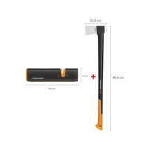 Fiskars Yarma Baltası Xxl-x27 + Balta Ve Bıçak Bileyici