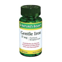 Nature's Bounty Gentle Iron 17 Mg 60 Kapsül