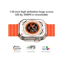 Ws28 Ultra 49mm Siri Ateş Nabız Ölçer Akıllı Saat Lisinya