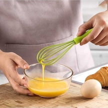 Ulzyvf Yumurta Yumurta Yeşil Yeşil Silikon Pişirme Mutfak Mini Mikseri Manuel Krem İnç Ev Çocuk Çırpıcı Aracı 6 İk Yeşil