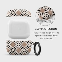 Apple Airpods 3 İle Uyumlu Kılıf, Monogram