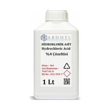 Aromel Hidroklorik Asit | %4 1 Litre | Gıda Kalite