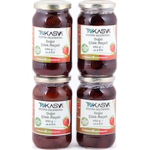 Tokasya Doğal Çilek Reçeli Kavanoz 4 x 450 G
