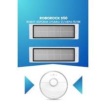 Roborock S50 Robot Süpürge Uyumlu 2'li Hepa Filtre