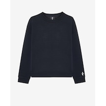 Skechers W Lounge Loose Crew Neck Sweatshirt Erkek Siyah Sweatshirt S2510052-001 Siyah