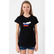 Euro 24 Slovenia Siyah Kadın Tshirt SIYAH