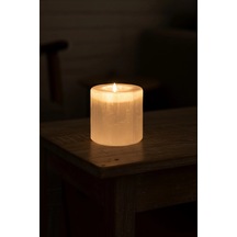 Beyaz Selenit Mumluk 8 Cm Tealight Mumluk