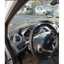 2014+ Modellerin Uygun Ford Fiesta Torpido Koruma Halısı Kenar Renk Siyah