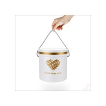 Just For You Silindir Hediye Kutusu 15,5 Cm Orta Boy Beyaz