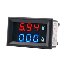 10a-led Dijital Voltmetre Ampermetre Us Dc 100 V 10/50/100a Voltmetre Ampermetre Led Çift Dijital Volt Amp Metre Ölçer