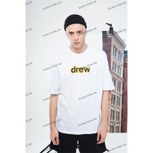 Tarzsokak Erkek Drew Yazı Tshirt Beyaz