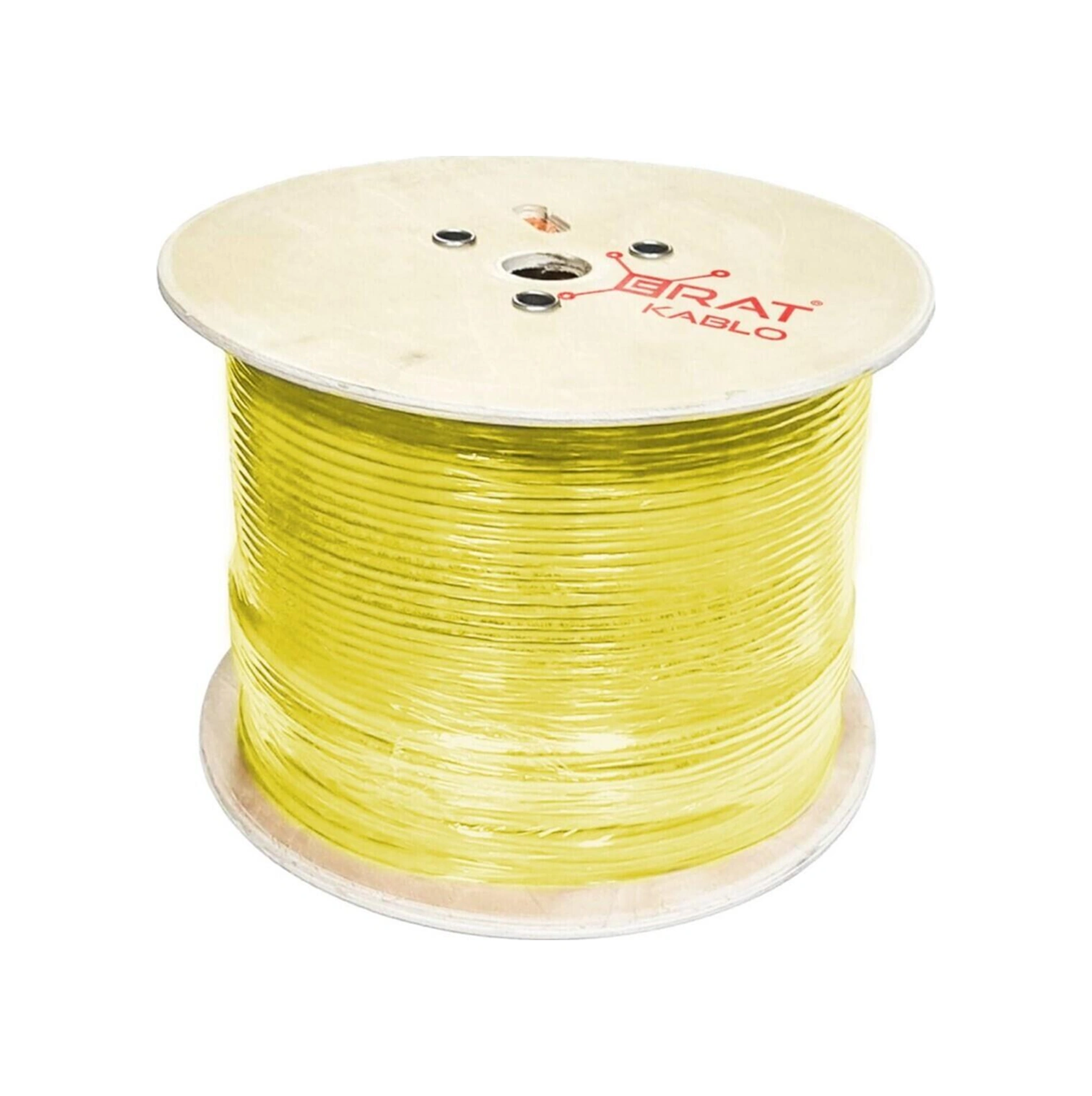 Dmp1er2552ıhbuu395 Cat6 U/utp 23awg 250 Mhz Hffr 500 Metre Full Bakır Cat6 Kablo Sarı-114933