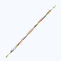 Altınbaş Altın Üç Renk Bileklik Abl0080-ybr-25912 Çok Renkli