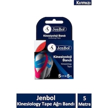 Jenbol Kinesiology Tape Ağrı Bandı 5 Cm X 5 M - Kırmızı