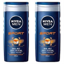 Nivea Men Sport 2'li Saç & Yüz Ve Vücut Jeli 250 ml