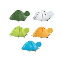 Naturehike P-serisi 3 Kişilik Kamp Çadırı Turuncu Çok Renkli
