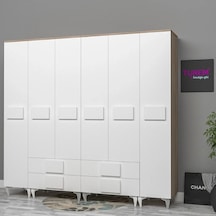 Kutup Gardırop Mdf Beyaz