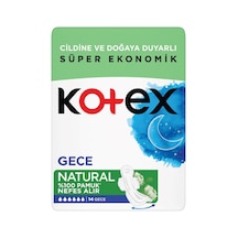 Kotex Natural Ultra Süper Eko Gece 14'lü - 4 Adet Tarı