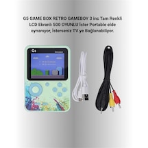 Mey İthalat G5 Game Box Retro Mini Oyun Konsolu - 500 Dahili Oyun