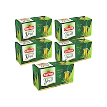 Herdem Yeşil Çay Süzen Poşet 1,6gr 25 Adet Beşli Paket
