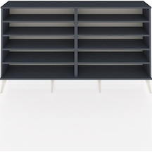 Arges Konsol 8 Raflı 176x30x99 Antrasit-antrasit Antrasit-antrasit