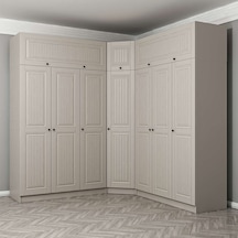 Kale 7 Kapaklı 4 Çekmeceli Köşe Dolap + Yüklük Kumtaşı Mebran İlkbahar 235cm Bej Kale 7 Kapaklı 4 Çekmeceli Köşe Dolap + Yüklük Kumtaşı Mebran İlkbahar 235cm Bej