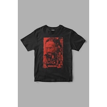 The Walking Dead "rick Grimes" Baskılı Tişört Siyah