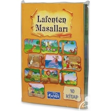 Lafonten Masalları +7 Yaş ve Üzeri Renkli Resimli 10 Kitap Se...