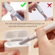 5&apos İ 1 Arada Klavye Ve Kulaklık Temizleme Seti - Airpods 1/2/3/pro, Pc, Dizüstü Bilgisayar, Cep Telefonu, Kamera İçin Aksesuar 000 Açık Krem