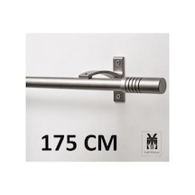 İnox Füme Alüminyum Tek Kanallı Rustik - Dekoratif Rustik İnox175cm - 891566114 İnox175cm
