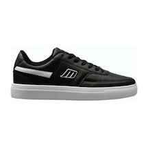M.p. 232-1291 Mr Erkek Siyah-beyaz Cilt Sneaker Ayakkabı-siyah Siyah