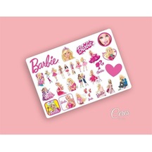 Barbie Uyumlu Sticker Etiket 32 Adet Etiket