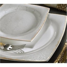 Aryıldız Bone Square Porselen 60 Parça Yemek Takımı Ar31018