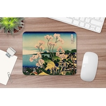 Hokusai Shinagawa On The Tokaido 17 X 21 Cm Mouse Pad Mousepad