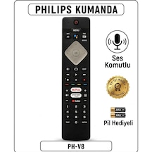 Ph-v8 Ses Komutlu Kumanda Pil