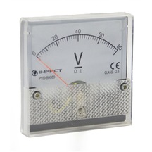 Momentum Voltmetre Analog 80x80mm 250vac Pva-80250