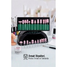 Zenvac Professional 12 Parça Protez Jel Tırnak Manikür Pedikür Freze Ucu Seti 722927 Zenvac29