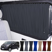 Pandami Opel Vivaro B 2014-2019 Uyumlu Füme Raylı Oto Perde Takımı