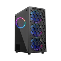 Frisby FC-8955G 300 W RGB Fan Oyuncu Bilgisayar Kasası Siyah