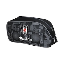 Beşiktaş Siyah Beyaz Ayakkabı Çantası