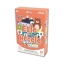 Eğitici Eşle ve Hecele Yapboz Oyun Seti Okul Öncesi Türkçe