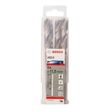 Bosch HSS Taşlanmış Spiral Matkap Ucu 11.5x142 mm 5'li Paket - 2608595080