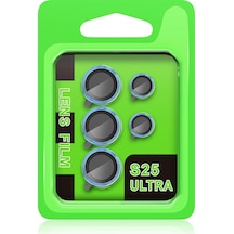 Samsung Galaxy S25 Ultra Raze Metal Kamera Lens - Mavi Diğer